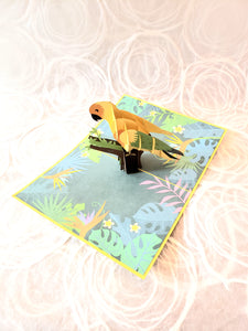 Parrot - Pop Up Card