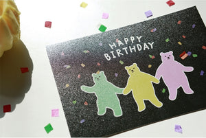 Hologram Postcard - Jelly Bear (Happy Birthday)
