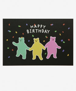 Hologram Postcard - Jelly Bear (Happy Birthday)