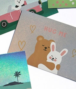 Hologram Postcard - Hug Me
