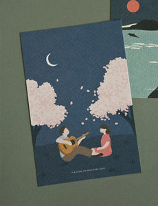 Cherry Blossom Postcard