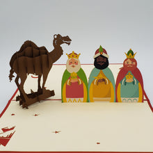 Load image into Gallery viewer, Three Wise Men - Pop Up Card