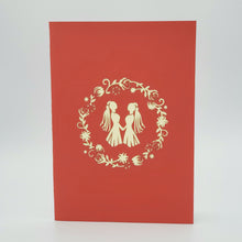 Load image into Gallery viewer, Same Sex Marriage (Women) - Pop Up Card