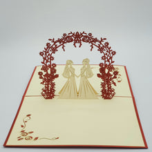Load image into Gallery viewer, Same Sex Marriage (Women) - Pop Up Card