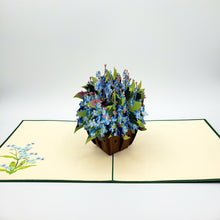 Load image into Gallery viewer, Forget Me Not - Pop Up Card
