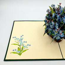 Load image into Gallery viewer, Forget Me Not - Pop Up Card