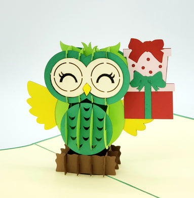 3D Happy Birthday Owl