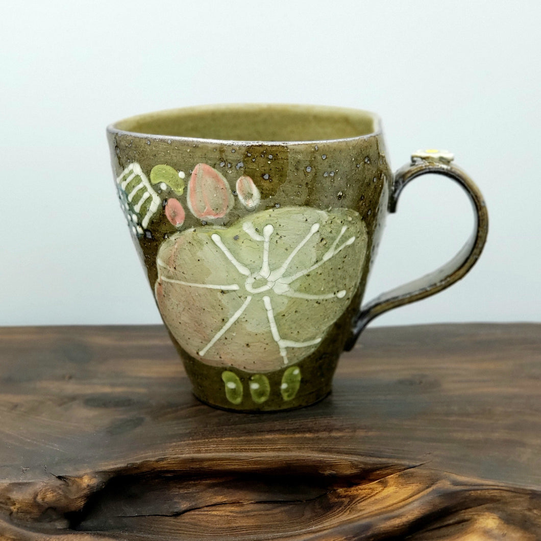 Lotus Flower Coarse Mug