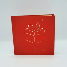 Load image into Gallery viewer, Curly Bow Gift - Pop Up Card