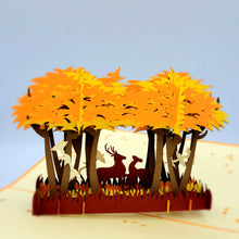 Load image into Gallery viewer, Deer in Autumn Forest