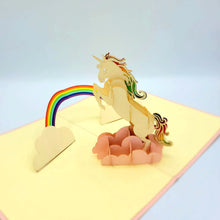 Load image into Gallery viewer, Unicorn - Pop Up Card