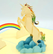 Load image into Gallery viewer, Unicorn - Pop Up Card