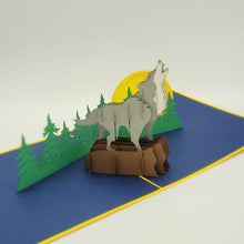 Load image into Gallery viewer, Howling Wolf Pop Up