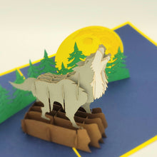 Load image into Gallery viewer, Howling Wolf Pop Up