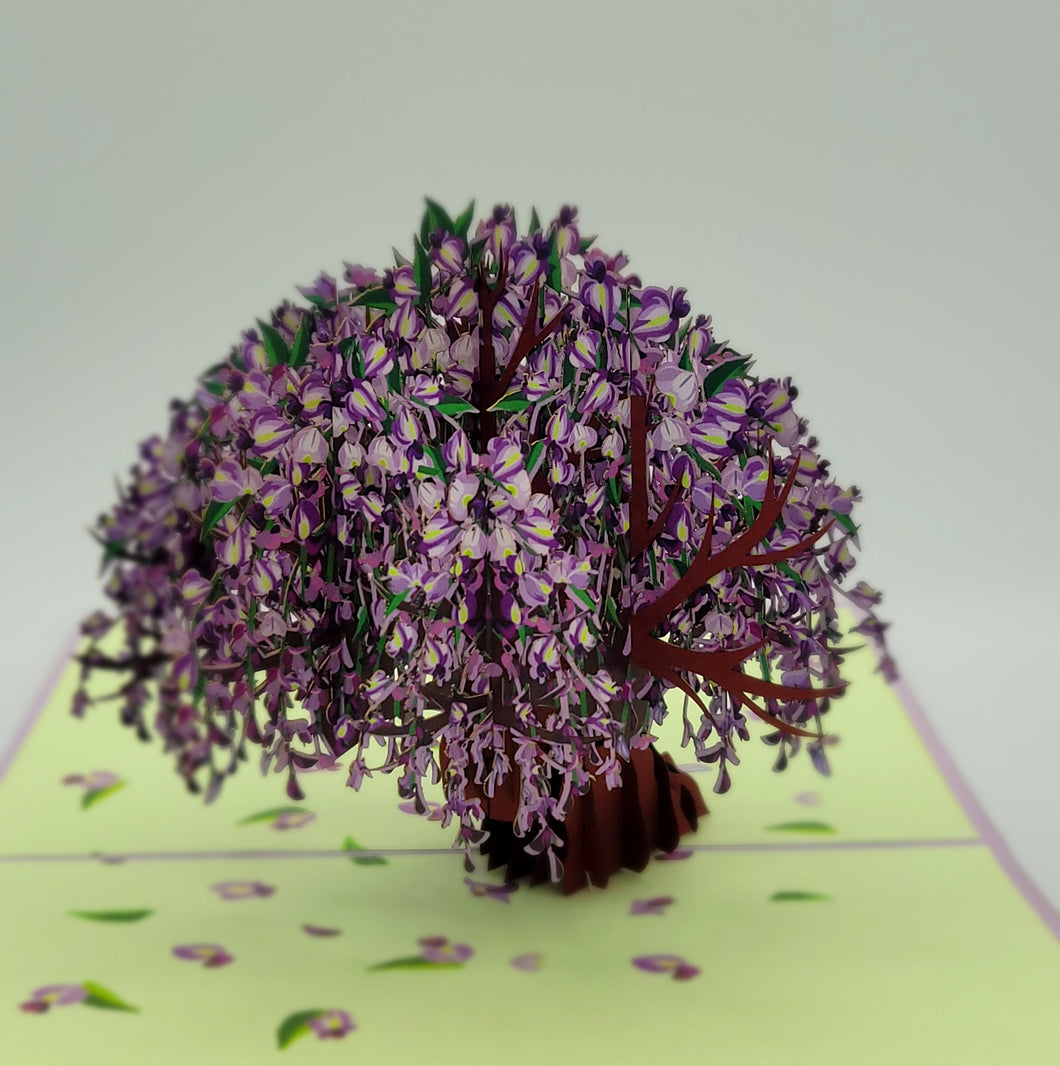 Wisteria 2 - Pop Up Card