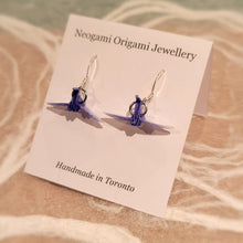 Load image into Gallery viewer, Neogami Origami Jewellery - Folded Crane Earrings