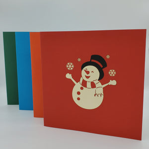 Frosty In The Box - Pop Up Card