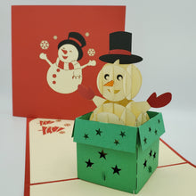 Load image into Gallery viewer, Frosty In The Box - Pop Up Card