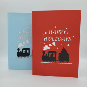 Holiday Train - Pop Up Card