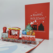 Load image into Gallery viewer, Holiday Train - Pop Up Card
