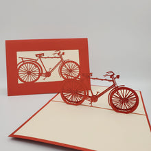 Load image into Gallery viewer, Bicycle Pop Up Card