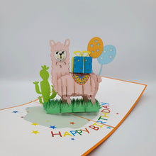 Load image into Gallery viewer, Llama Birthday - Pop Up