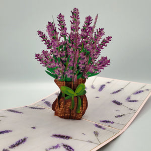 Lavender Bouquet - Pop Up