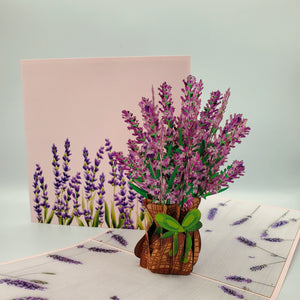 Lavender Bouquet - Pop Up