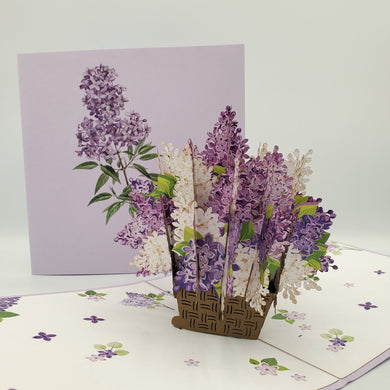 Lilac Basket - Pop Up