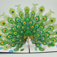 Load image into Gallery viewer, Green Peacock - Pop Up