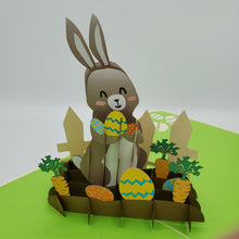 Load image into Gallery viewer, Easter Bunny - Pop Up Card