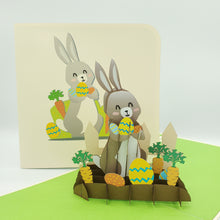 Load image into Gallery viewer, Easter Bunny - Pop Up Card