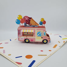 Load image into Gallery viewer, Happy Birthday Ice Cream Truck - Pop Up