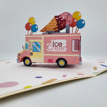 Load image into Gallery viewer, Happy Birthday Ice Cream Truck - Pop Up