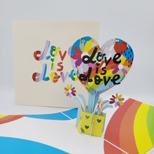 Load image into Gallery viewer, Love is Love - Pop Up Card