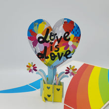 Load image into Gallery viewer, Love is Love - Pop Up Card