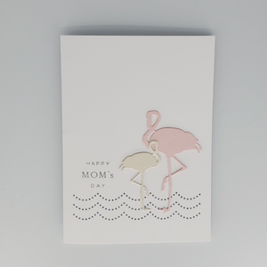 Flamingo Mother's Day Card
