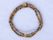 Load image into Gallery viewer, 2 Layer Tiger&#39;s Eye Mala Bracelet