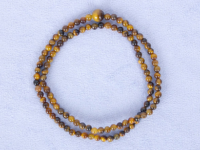 2 Layer Tiger's Eye Mala Bracelet