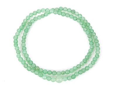 2 Layer Aventurine Jade Mala Bracelet