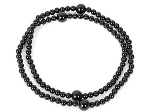 2 Layer Onyx Mala Bracelet