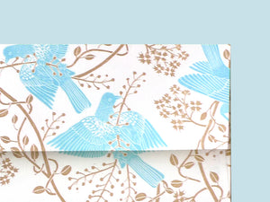 Bird Wood Envelope Set