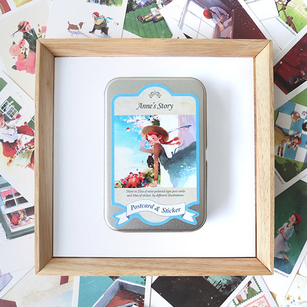 Classic Mini Postcard & Sticker - Anne's Story