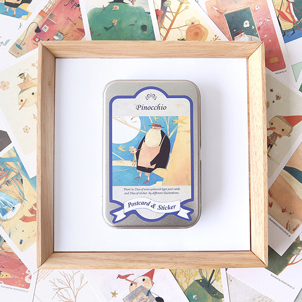 Classic Mini Postcards & Stickers - Pinocchio