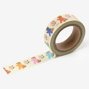 Jelly Bear Washi Tape - 02 Storybook