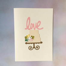 Load image into Gallery viewer, Love Cake - Greeting Card