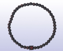 Load image into Gallery viewer, Lightning Struck Jujube Bead &quot;Om&quot; Bracelet