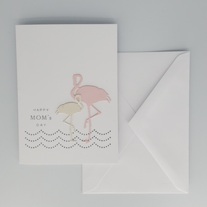 Flamingo Mother's Day Card