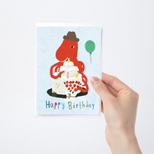Load image into Gallery viewer, Octopus Birthday Card