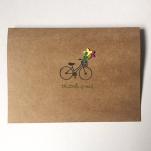 Thank You Bike Card
